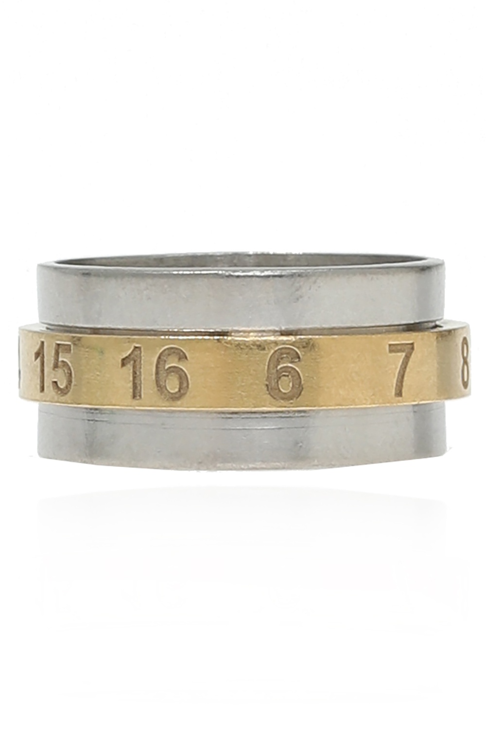 Silver Ring with logo Maison Margiela - Vitkac Canada